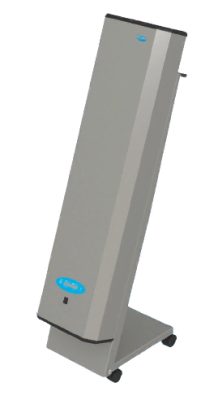 Рециркулятор бактерицидный Мегидез МСК-5908.5Б из нержавеющей стали, на передвижной платформе с панелью управления и лампами