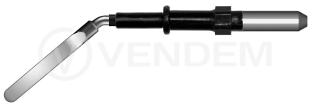 Электрод-нож изогнутый НПО НИКОР МНИ030.25Н 2х0,5 мм, 2,4 мм