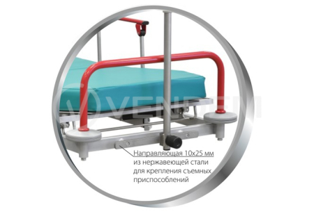 Тележка медицинская для перевозки больных МЕДИН ТБП-01