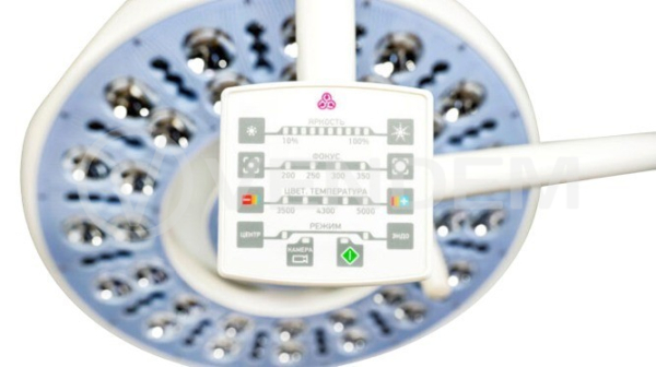 Светильник медицинский потолочный ЭМА Эмалед 602 с видеокамерой HD